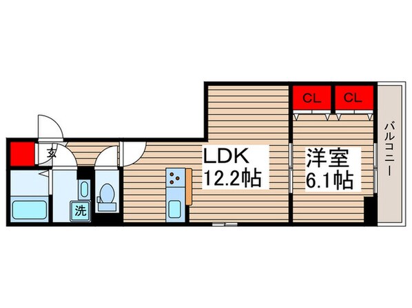 ルリアン北小岩Ⅱの物件間取画像